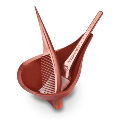nanokeratin Treat Bowl brush comb