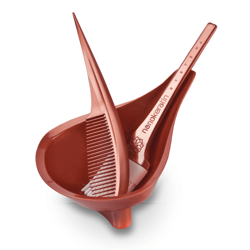 nanokeratin Treat Bowl brush comb