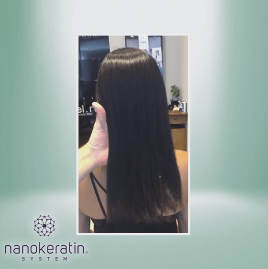 nanokeratin system hair smoothing for hair with color