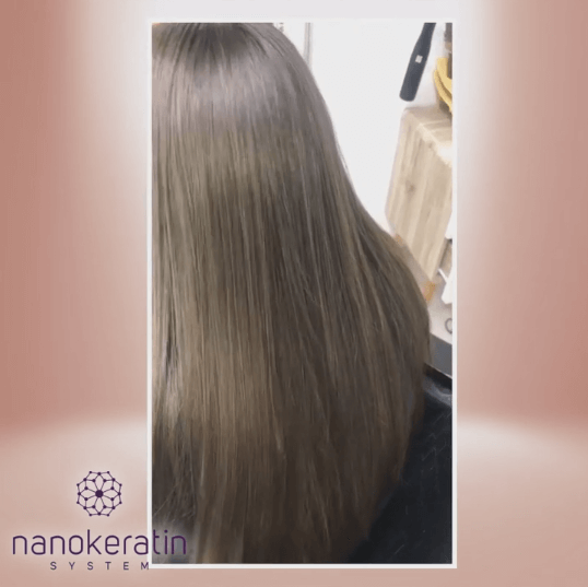 afro hair smoothing treatment refortify by nanokeratin system
